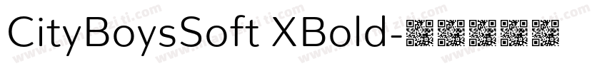 CityBoysSoft XBold字体转换